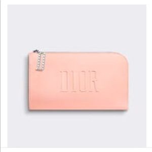 Christian Dior Nude Pink Half Moon Pouch New in original Dior box